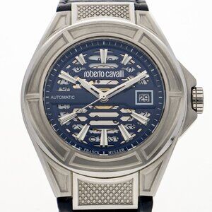 Roberto Cavalli by Franck Muller Watches 1G106 Stainless Steel/leather/